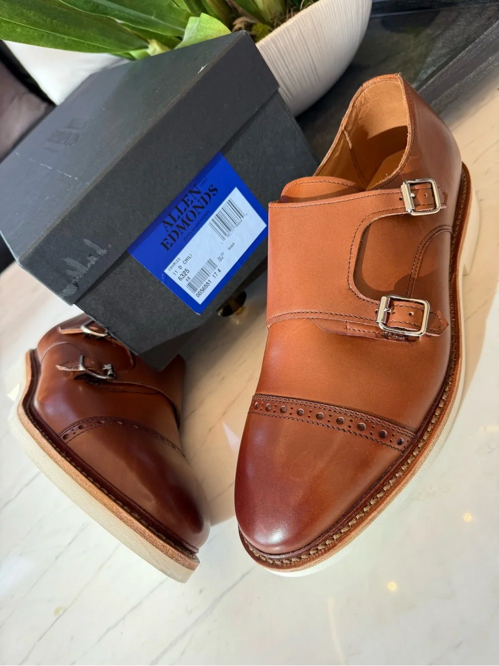 New ALLEN EDMONDS Charles Double Monk